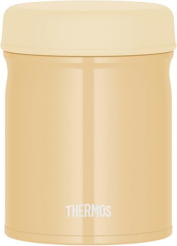 [Amazon.co.jp Exclusive] Thermos Vacuum Insulated Soup Jar, 400ml, Cream Yellow, JEB-400 CRY, Dishwasher Safe
