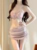 2025 Women's Sexy Three-Piece Bikini Set - High-End, Pure Desire Style for Summer Vacations