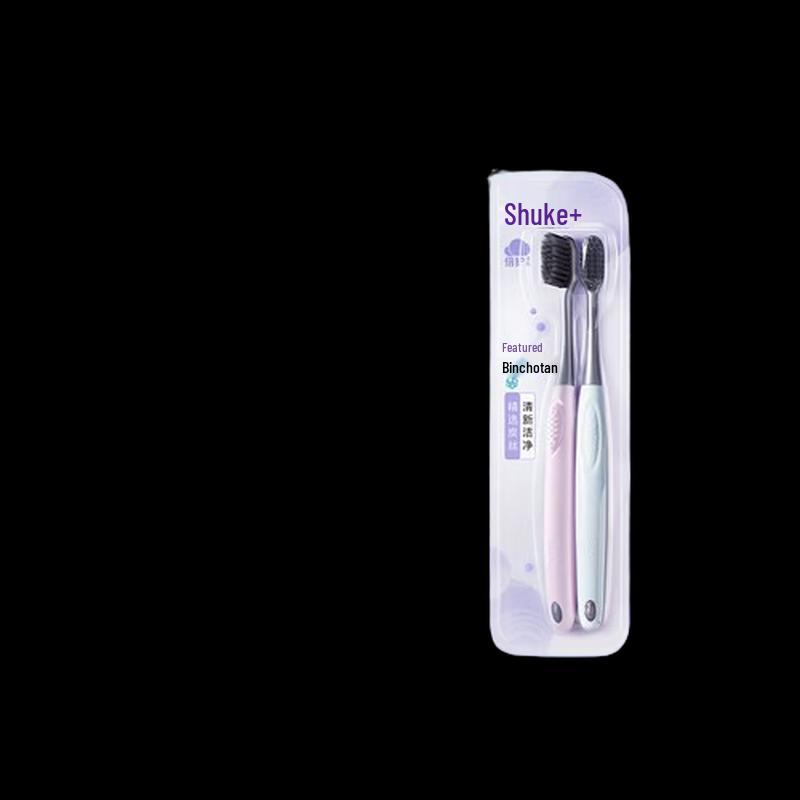 Shuke Carbon Fiber Energy Toothbrush Twin Pack