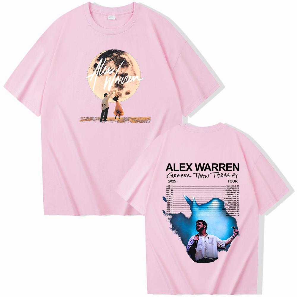 

Alex Warren New Album Global Tour Mercah TShirt Men Women Loose Casual Fashion Popular High Quality Tee Oversized Cotton Tops M