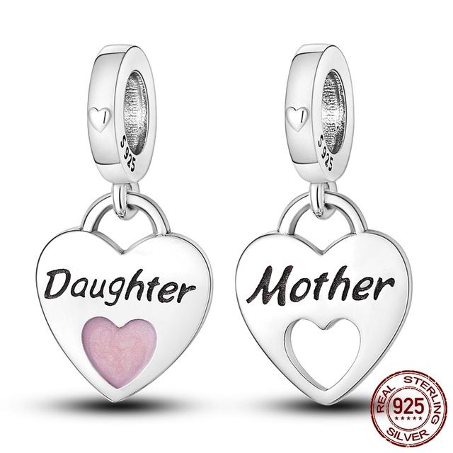 925 Silver Lucky Four-Leaf Clover Travel Beads Dangle Charm Fit Fashion Style Bracelet Charms Jewelry