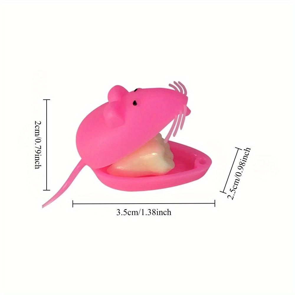 50pcs Kids Tooth Storage Box Cute Mouse Shape Plastic Save Milk Teeth Box Children'S Souvenir Collection Keepsake Container Case