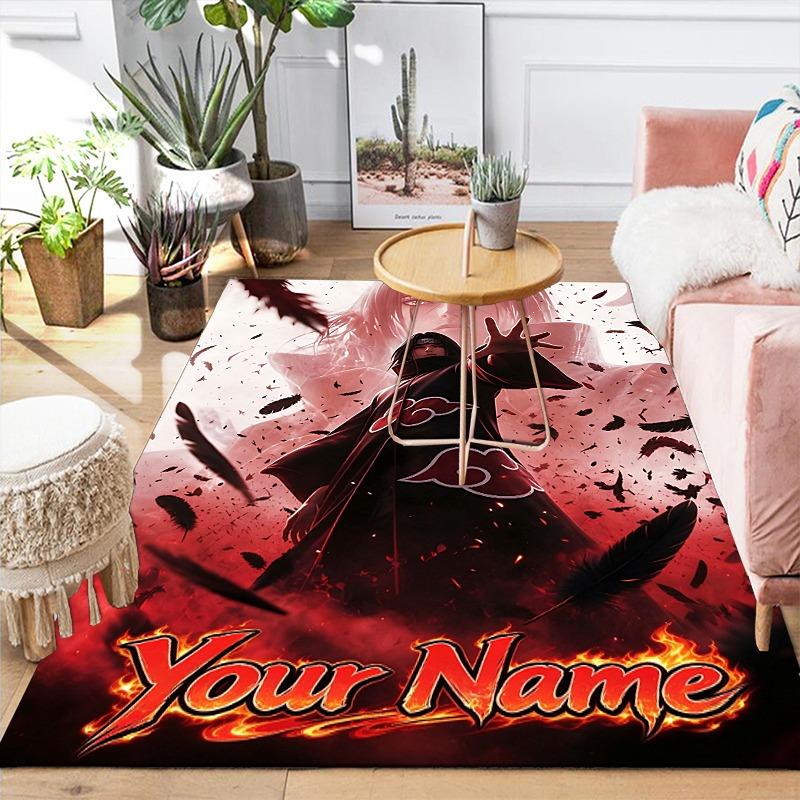 Custom 1Pc Shadows Cloud Flannel Personalized Rug Non Slip Floor Mat Soft Carpet for Living Bedroom Office Home Decor Gift