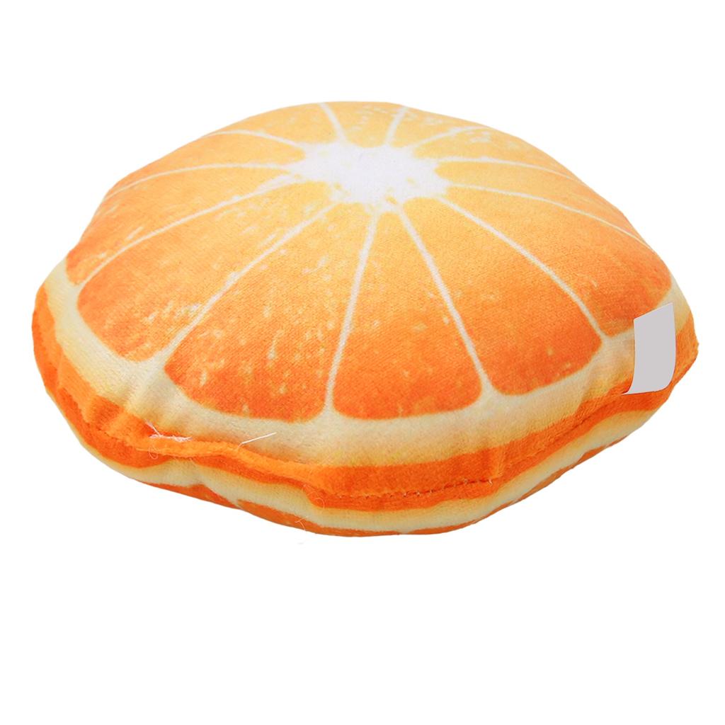 Fruit Plush Dog Toy Cartoon Cute Interactive Soft Bite Resistance Squeaky Plush Dog Toys for Small