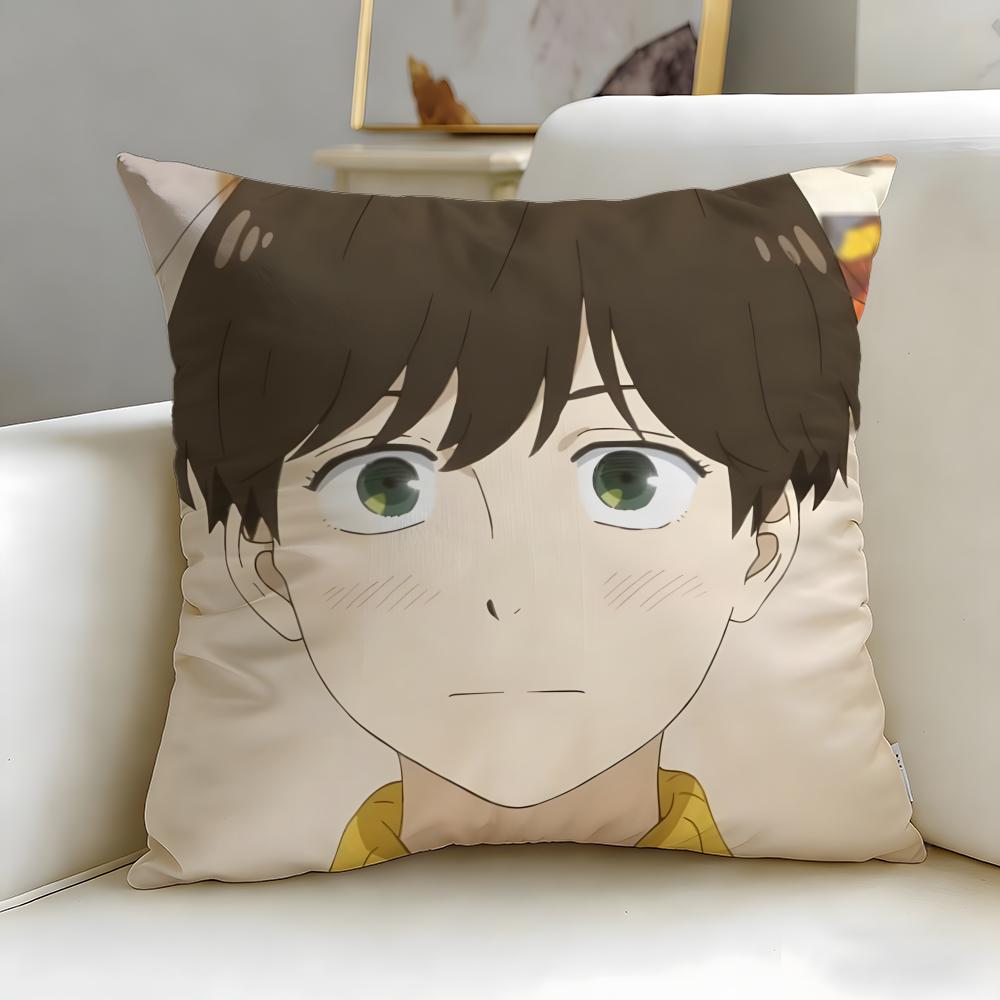 slice anime Ikoku Nikki Cushion Cover Soft EasyWash Pillow Case Versatile for Couch Bed Travel and Office