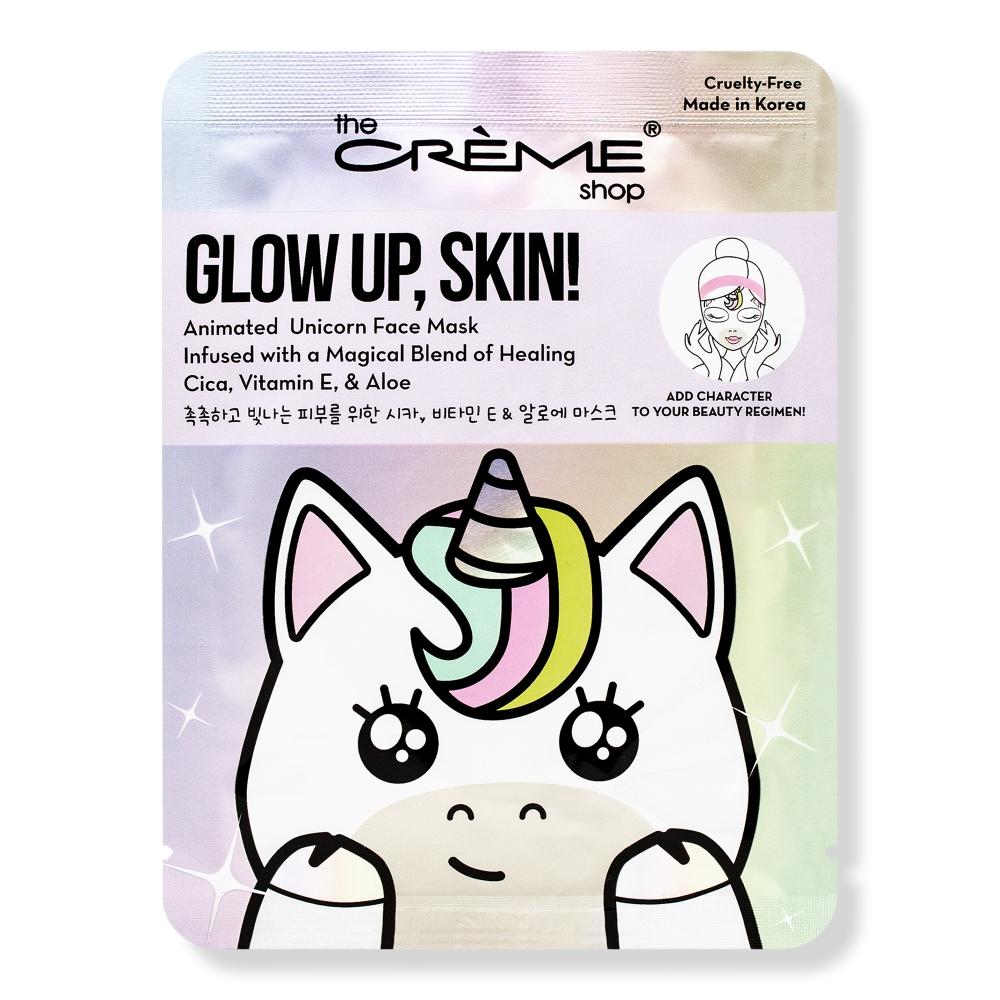 

Маска для лица The Cr me Shop Glow Up Skin с анимированным единорогом, 1 карат