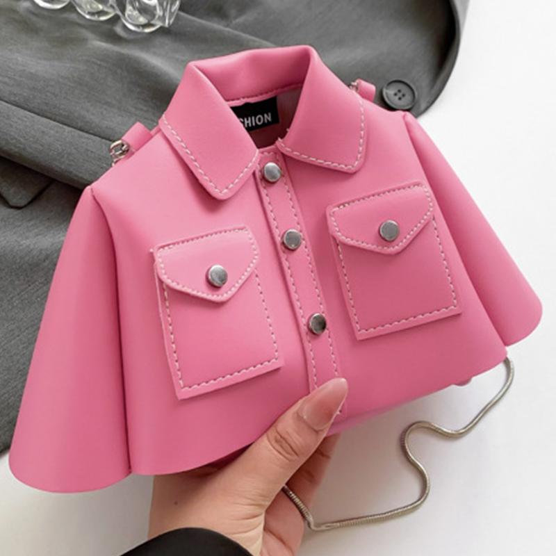 Shirt -Shaped Dopamine Wearing Candy -Colored Shoulder Bag розовый
