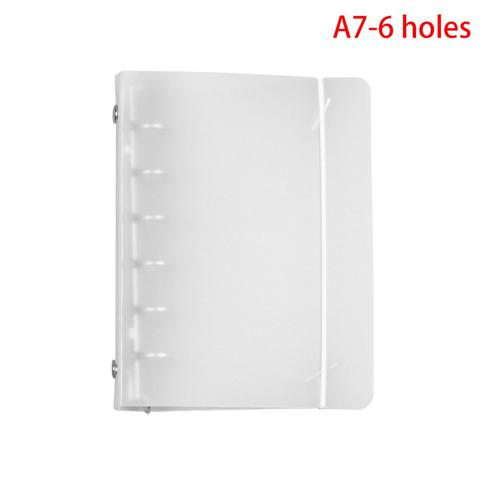 New Refillable Plastic Shell Journal Diary Notepad Cover Notebook Shell File Folder Ring Binder