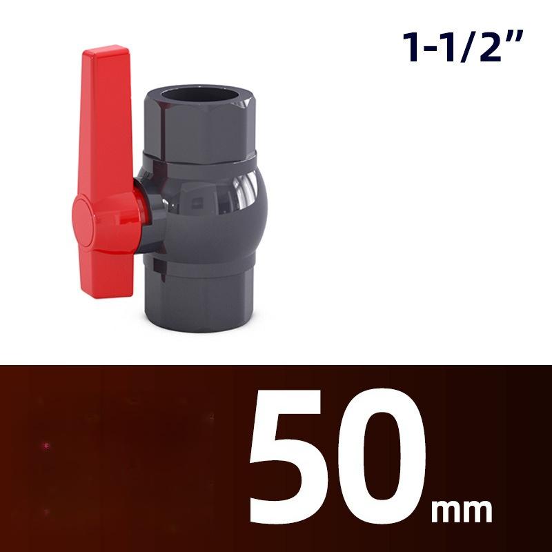 Factory PVC Water Supply Ball Valve, Chemical-grade Switch, Socket Plastic Valve, Outlet Control Valve, 1/2'' to 20mm 25mm 32mm