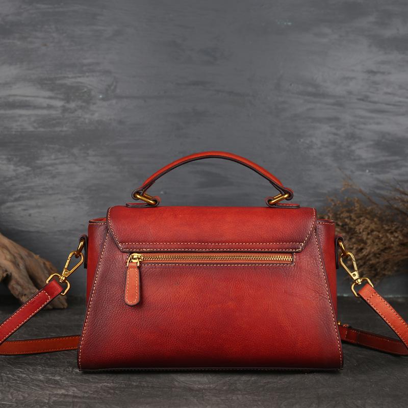 Echtes Leder geprägte Umhängetaschen Vintage Leder Luxus Design Mode Handtaschen Umhängetasche Geldbörse Geldbörsen GZW