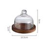 Dustproof Glass Cake Cover Food Grade Lead Free Clear Lid for Baked Goods Fruit Display