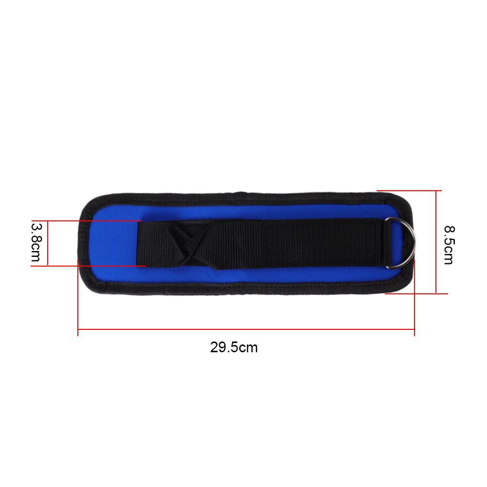 Ankle Straps Leg Strength Training Weight Bea  Power Strap Foot   For Fitness (Black)