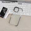 Kontrastfarbe Verdickter Rahmen Geeignet für IPhone 13 Handyhülle Apple 15 Promax Transparent 16 Silikon 12 Weiche Hülle 14