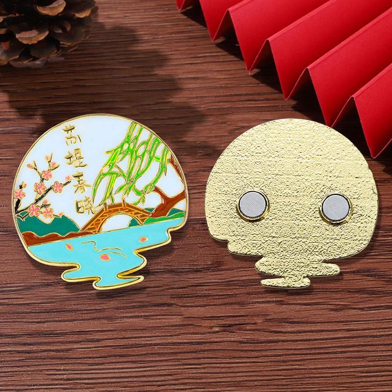 New merchandise tourist attractions souvenirs, West Lake attractions magnetic stickers