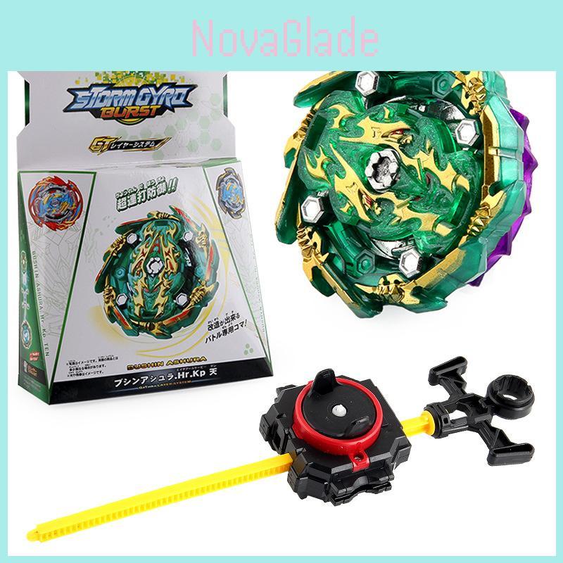 New Gt Series B-135 Shining God Of War Alloy Top Toy With Launcher And Measuring Tape