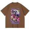 230 g/m² 100% bavlna Dragon Ball V72 Král Cold Potisk Unisex T-shirt z těžké bavlny