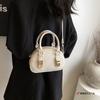 This year's popular new shoulder messenger bag retro bowling shell bag fashion handbag versatile small square bag