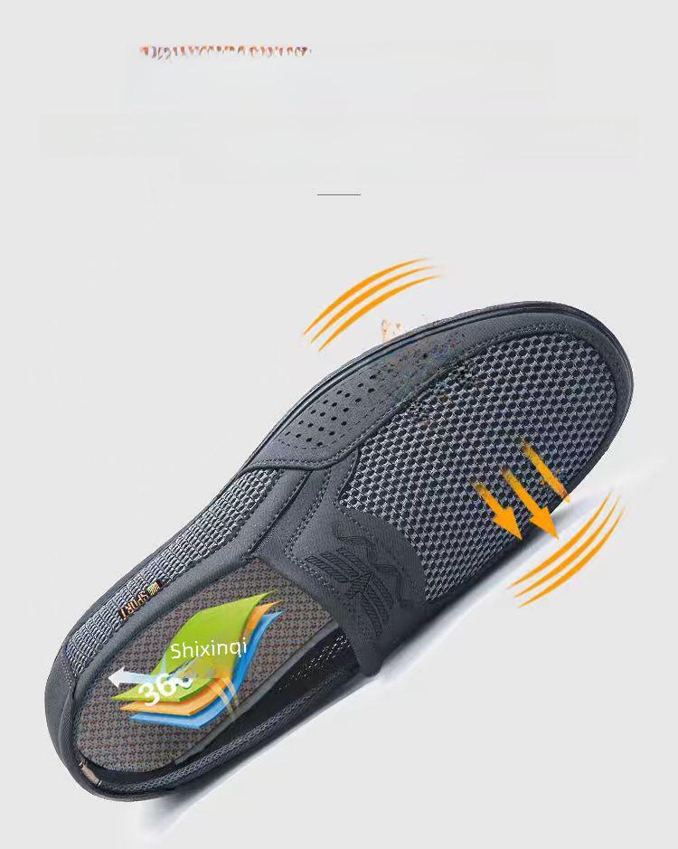 Men's Summer Casual Mesh Shoes: Large Size, Breathable Cloth, New Style