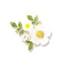 Fashion Plant Floral Chrysanthemum Brooch Elegant Women Enamel Drip Oil Green Leaf Brooches Suit Sweater Pins