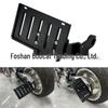 Compatible Side License Plate Bracket for Harley Softail, Road King, Fat Boy, Fat Bob, and Breakout.