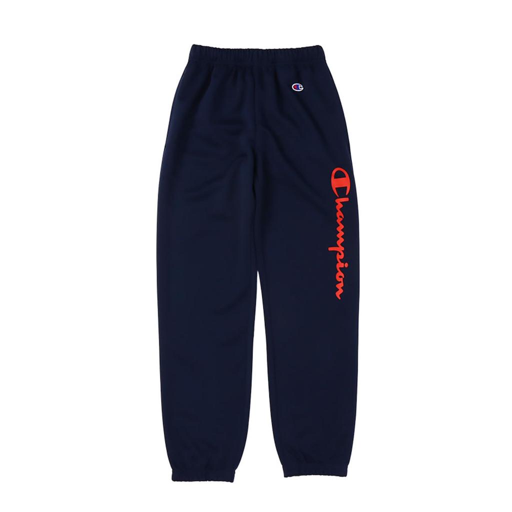 Champion Long Sleeve Tracksuit Set Script Basic Sports Size 110 Kids' (2-Pack), Quick-Drying, Logo, CK-ZSW01, Navy,