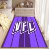 Purple Striped VFL Logo Carpet suitable as a non-slip mat for the living room or bedroom sofa