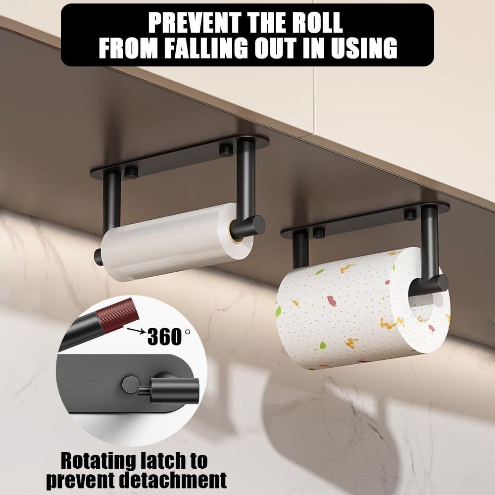 Wall Mounted Toilet Paper Holder Stainless Steel Self Adhesive Toilet Roll Holder Rustproof No Drilling Tissue Roll Holder RV