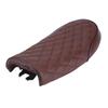 Motorcycle PU Lther Vintage   St Flat Saddle Cushion for   CG125 GN CG Black