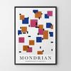 Plakat mondrian obrazy