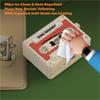 3D Retro Case For AirPods Pro 3 Music Cassette Tape Design with Rope Soft Silicone Earphone Protective Case For AirPods Pro 3