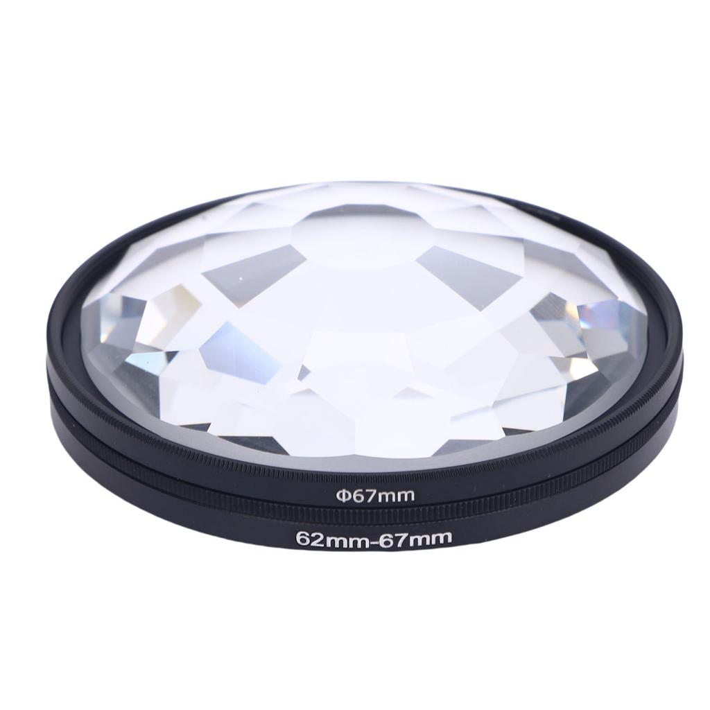 67MM Kaleidoscope Prism Special Effects Filter Double Sided Multi Layer Coated Camera Lens with