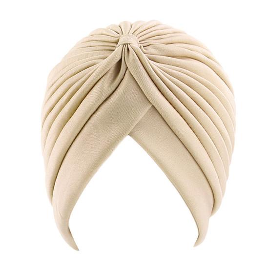 Beanie Headwrap Lightweight Cross Shape Headdress Casual Brimless Dome Scarf Hat for Washing Face