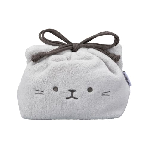 CB Japan Drawstring Lunch Bag, Cat Ball Design, 1.4L Capacity, Machine Washable, with Cooling Function, Aniball