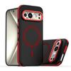 Applicable to Google Pixel9Pro Xuncai mobile phone case electroplated transparent Pixel9 magnetic suction bracket anti-drop protective cover