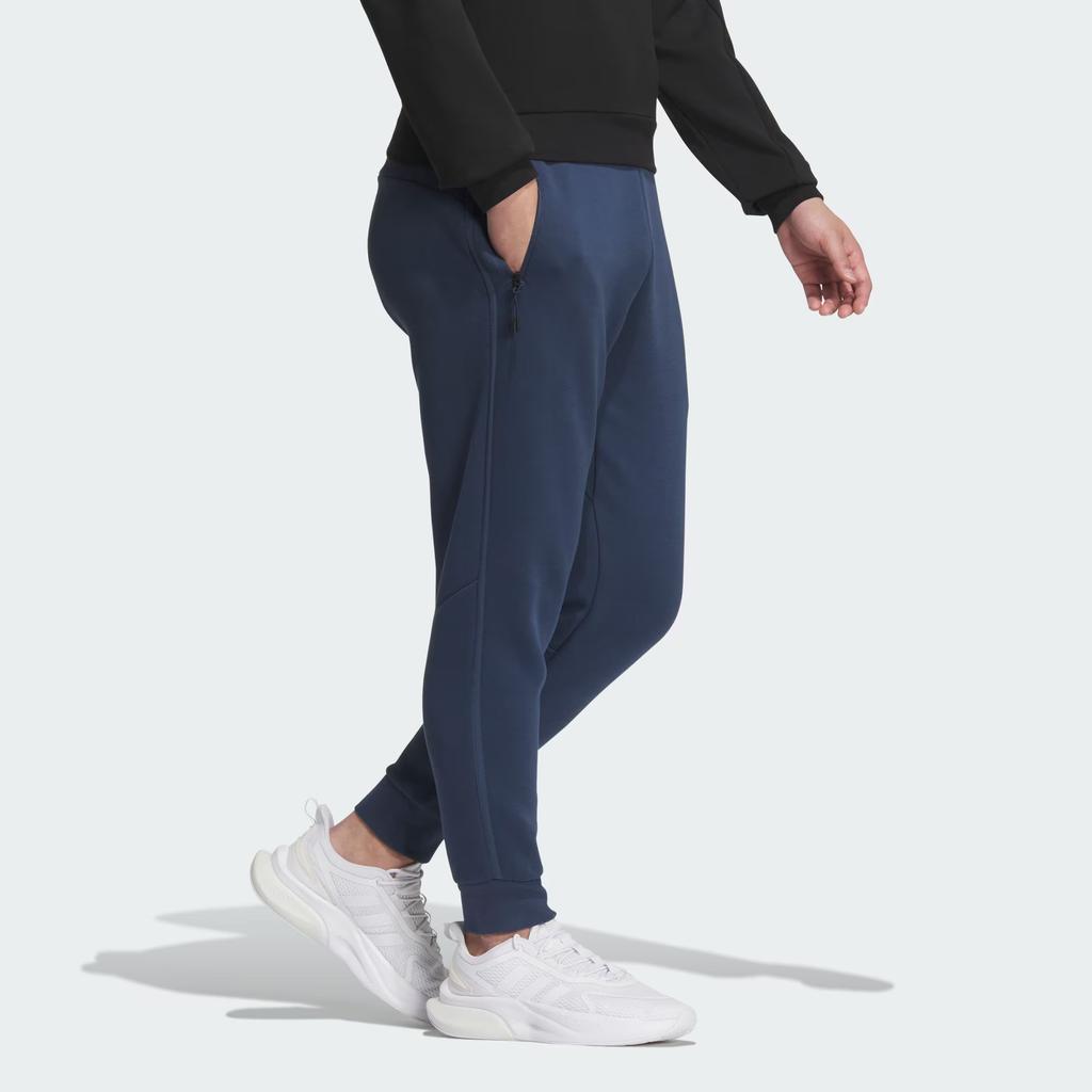 Adidas Wuji Knit Sports Pants With Solid Color Logo Men Bottoms Navy IP4906