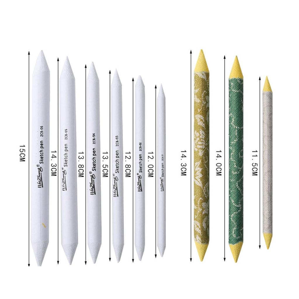 Drawing Pencils for Artists Student Sketch Drawing Tool Blending Stump and Tortillions Paper Art Blenders Art Pencils