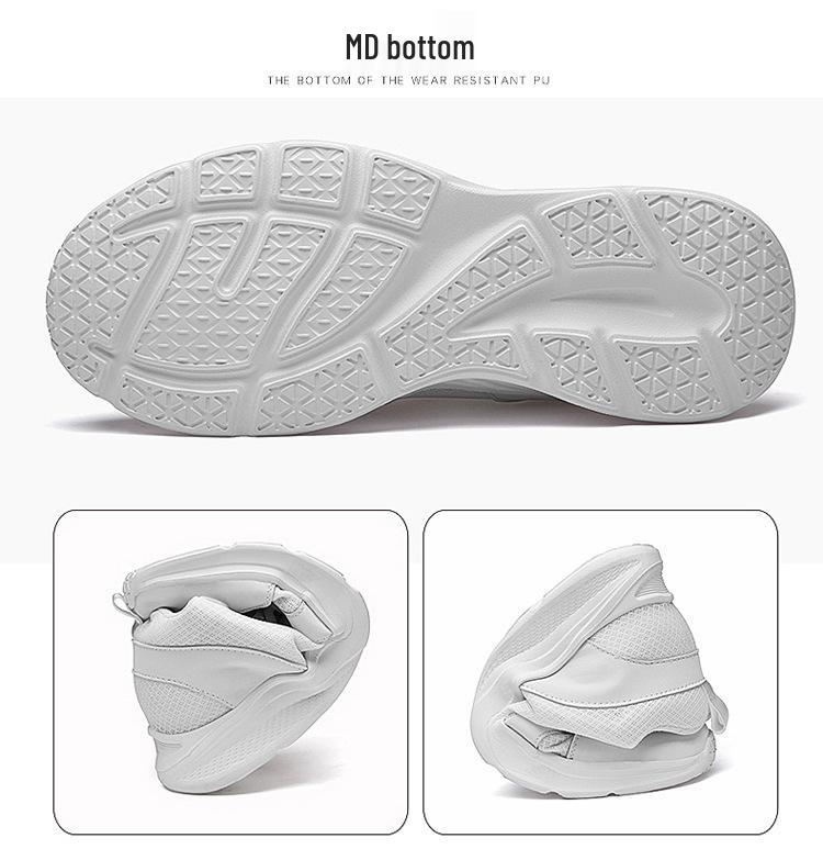 Men's Invisible Height-Increasing Shoes: 6cm, 8cm, 10cm Options - Trendy, Breathable, Thick-Soled Summer Sports Sneakers