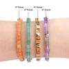 4mm Natural Stone Square Cube Beads Tiger Eye Agate Quartz Aventurine Stone E Spacer Loose Beads for Jewelry Making  85pcs 38cm