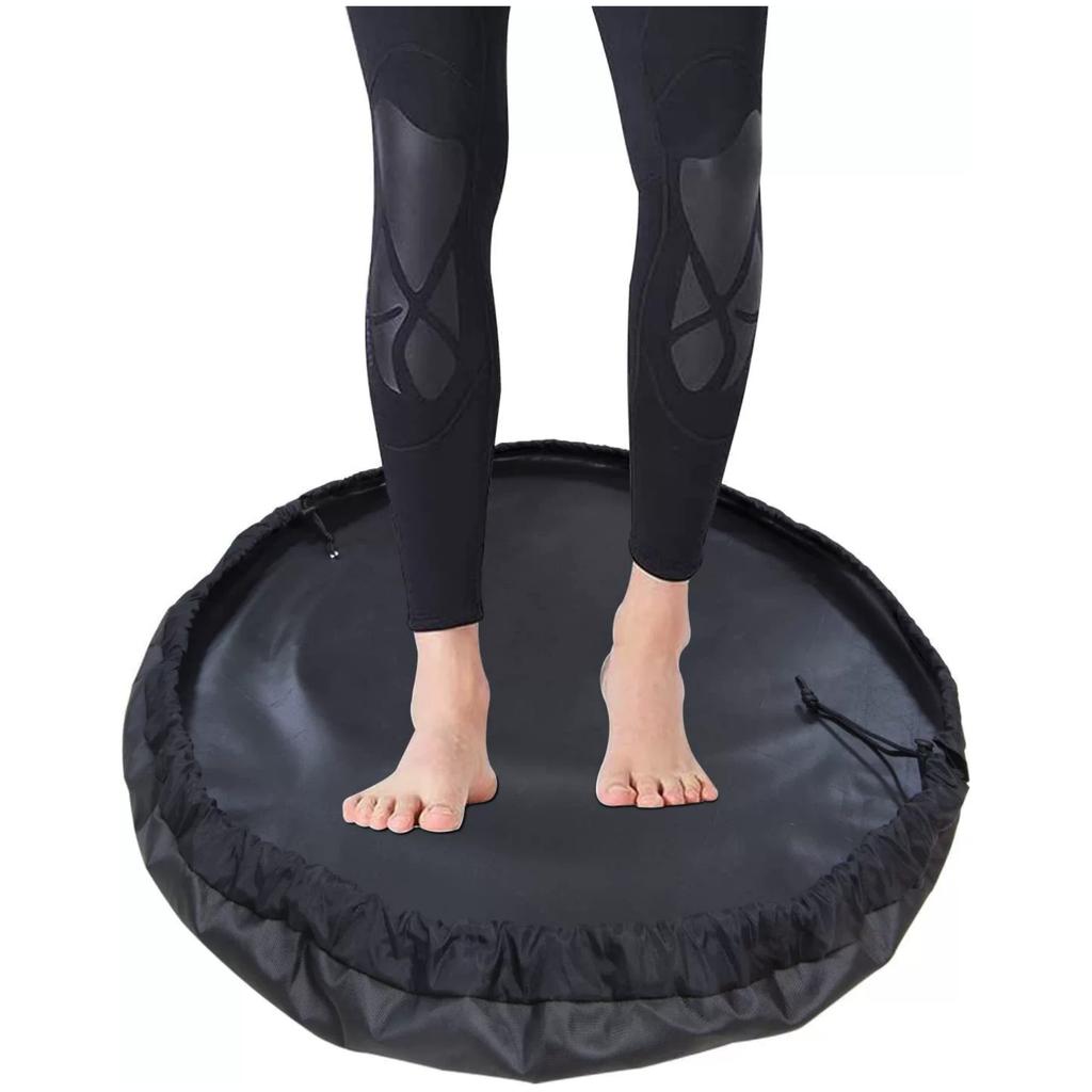 Swim Carry Pack Pouch Drawstring Bag Wetsuit Storage Bag Beach Wetsuit Changing Mat for Surfers Diving Waterproof Dry Bag