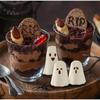 Halloween Lebensmittelgeeignete Silikon-Geisterform Einfaches Entformen Schokolade Eiswürfel Pudding Gummibärchen Süßigkeiten 3D Geisterform