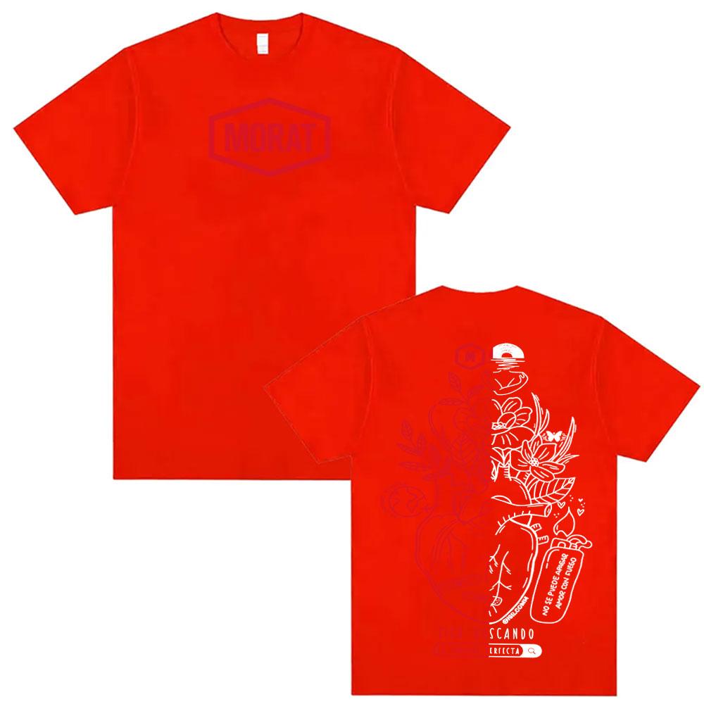 Rock Band Morat Album Graphic Printed T Shirts Men Women Hip Hop Vintage Trending T-shirts Crewneck Cotton Short Sleeve T-shirt