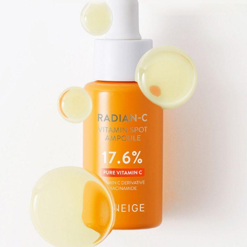LANEIGE Radian-C Vitamínová ampule na skvrny 10 ml Rozjasňující sérum s vitamínem C Péče o pigmentové skvrny Korejská péče o pleť
