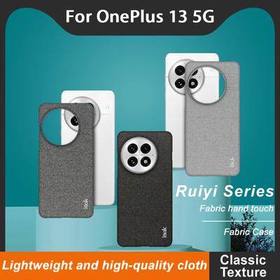 For OnePlus 13 5G Phone Case IMAK Ruiyi Series Fabric Case