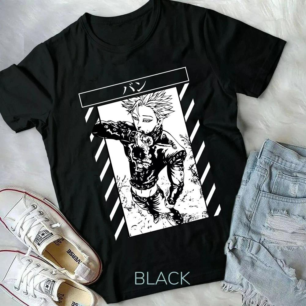 Ban The Seven Deadly Sins Nanatsu No Taizai Unisexga Tshirt Black S