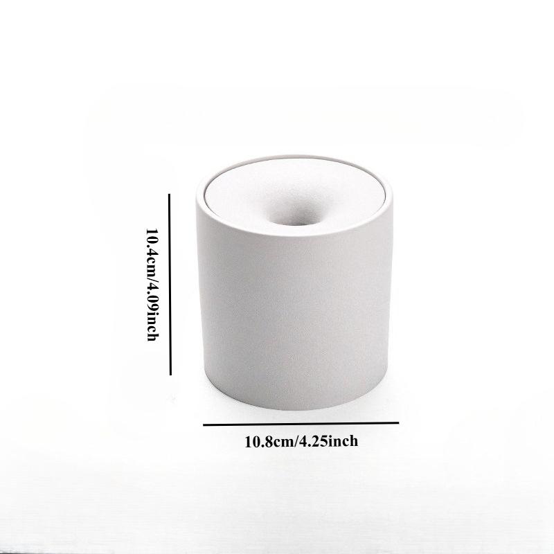 Ceramic Frosted Touch Covered Ashtray, Living Room Coffee Table Decoration, and Ash Resistant Portable Ashtray