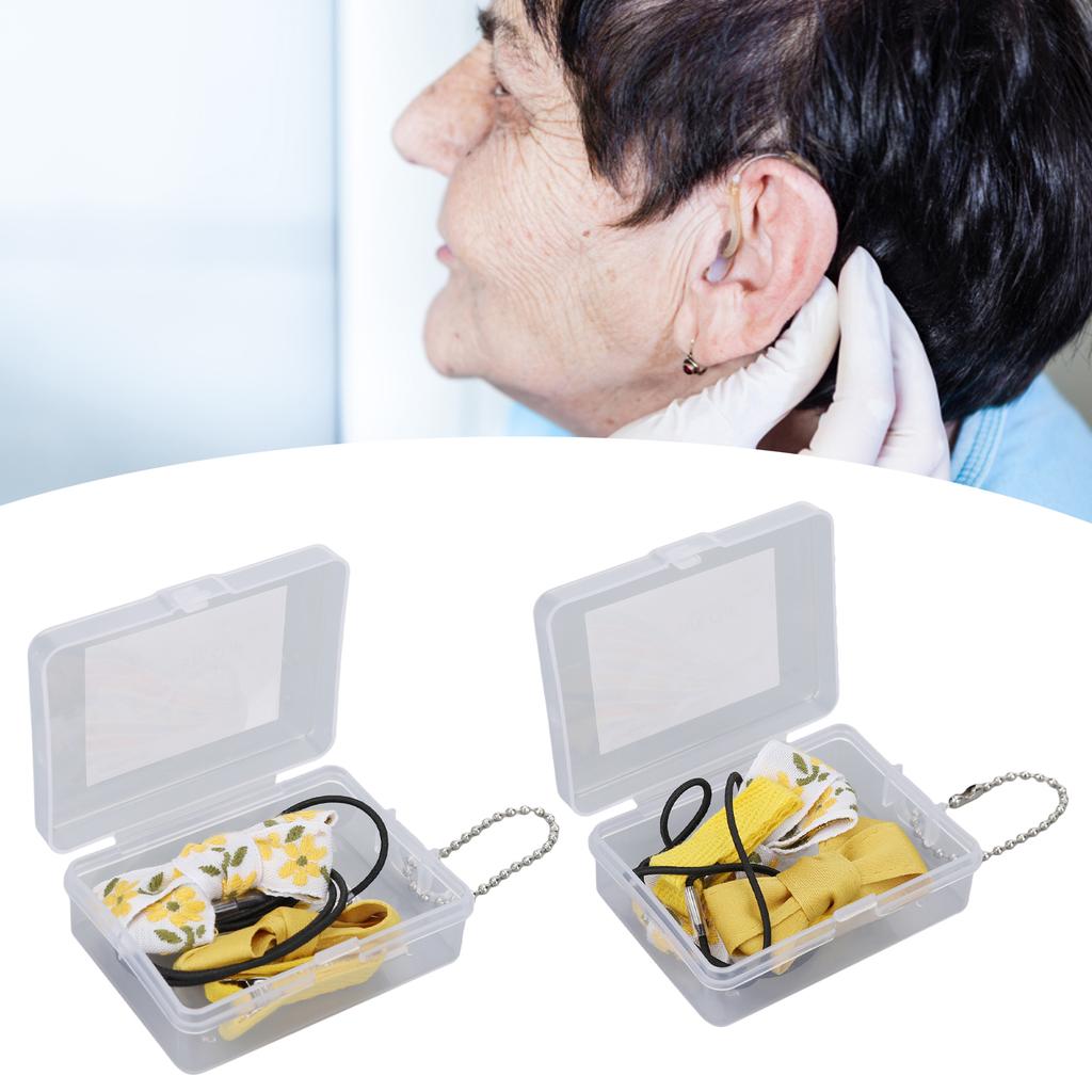 Hearing Aid Clip Prevent Lost Portable Hang Rope Hearing Aids Fixation Strap for Kids