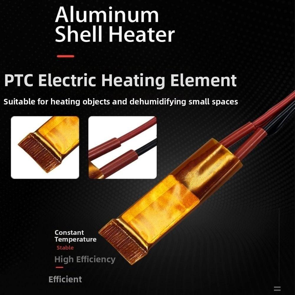 60-270 Grad Heizelement 12V 24V 110V 220V 25*15*3.5mm Haartrockner Zubehör Celsius PTC Heizer Für Miniatur Heizung