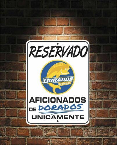

Reservado Aficionados de DORADOS Futbol Mexico SINALOA Aluminum SignAluminum 20x30cm（7.8x11.8inch）