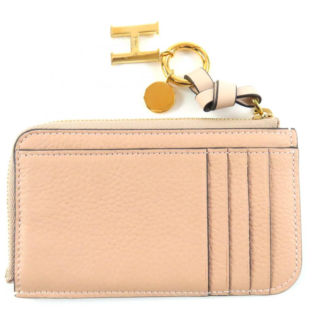 Pristine Chloe Card Case ALPHABET Perth pink leather Women CHC17AP716H9Q24L Used