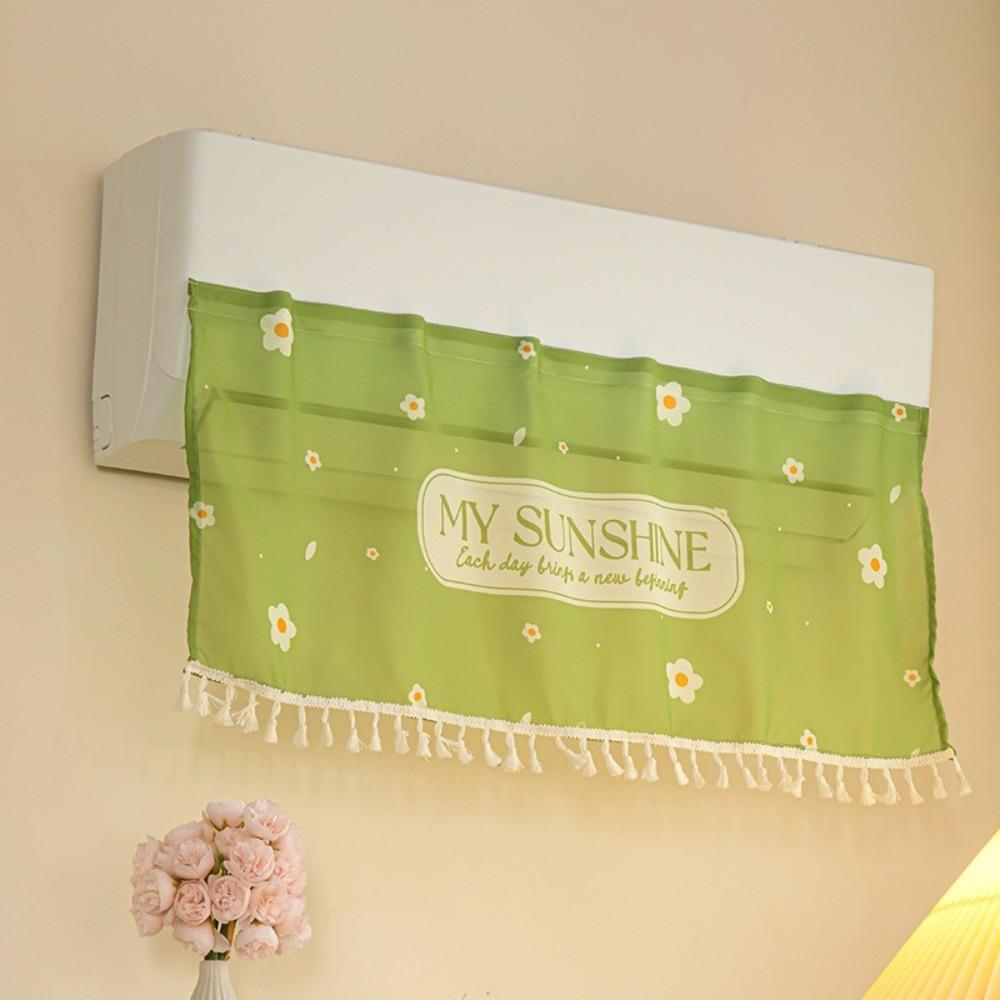 

Dustproof Air Conditioner Dust Cover Windproof Air Guide Cover Home Style4